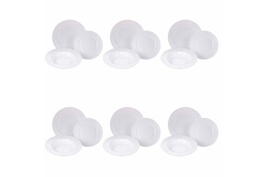 DINNER SET 18 PCS OPAL / DECOR B - 5921468