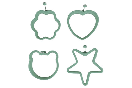 4 TONI SAGE GREEN SILICONE MOLD 4 ASS - 5921831