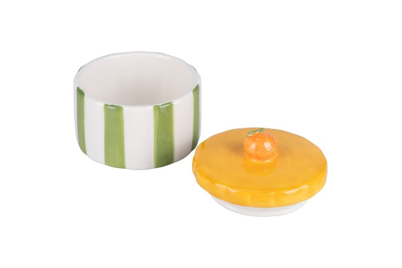 FRUIT LIFE SUGAR BOWL /MANDARIN STOPPER  - 5921845