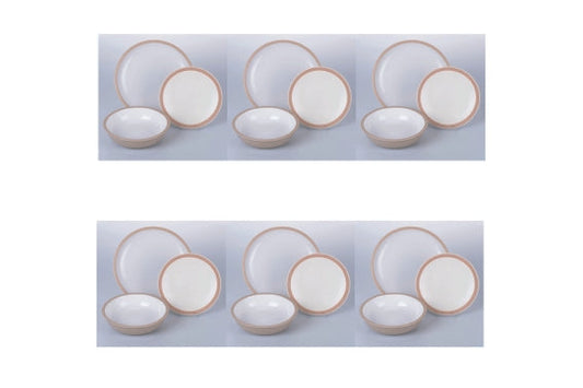 BISTROT DINNER SET 18PCS WHITE - 5923726