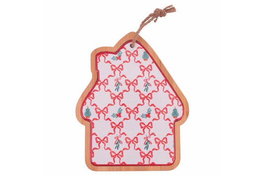 XMAS FIOCCHI CUTTING BOARD 18x22 BAMB/CERAM - 5924203