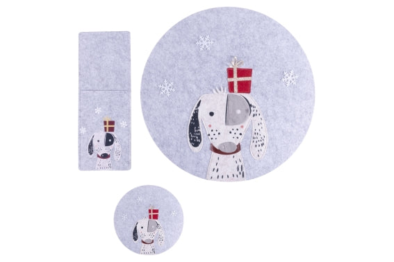 NATALOTTO 3 PC DALMATIAN TABLE SET - 5924589