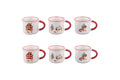 WINTER VILLAGE SET 6 COFFEE CUPS 90ML - 5924864