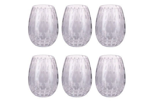 SHIRAZ SET 6 WATER GLASSES 525ML TRANSPARENT - 5925116