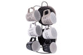 SPQERE SET OF 6 CUPS W/ SAUCER W/STAND - 5925699