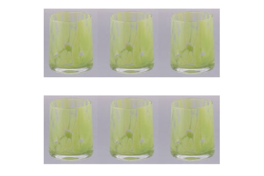 THALIA SET OF 6 GREEN WATER GLASSES 350ML - 5925970