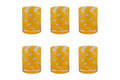VERTIGO SET OF 6 YELLOW WATER GLASSES 340ML -  5925975