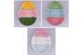 EASTER EGG DECORATIVE PLATE 3 ASS 25.5X19.5X3CM - 5926373
