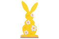 I PASQUALINI BUNNIES WOOD/FELT 19.5X41 YELLOW - 5926653