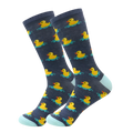 Zwevende gele eendensokken