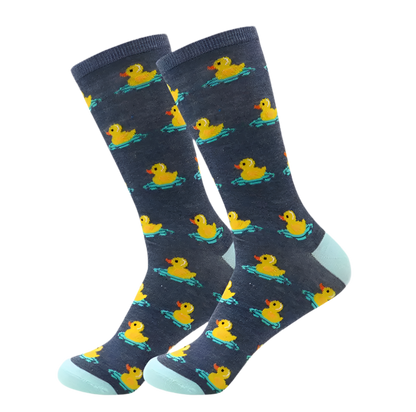 chaussettes canard jaune flottant mrcol