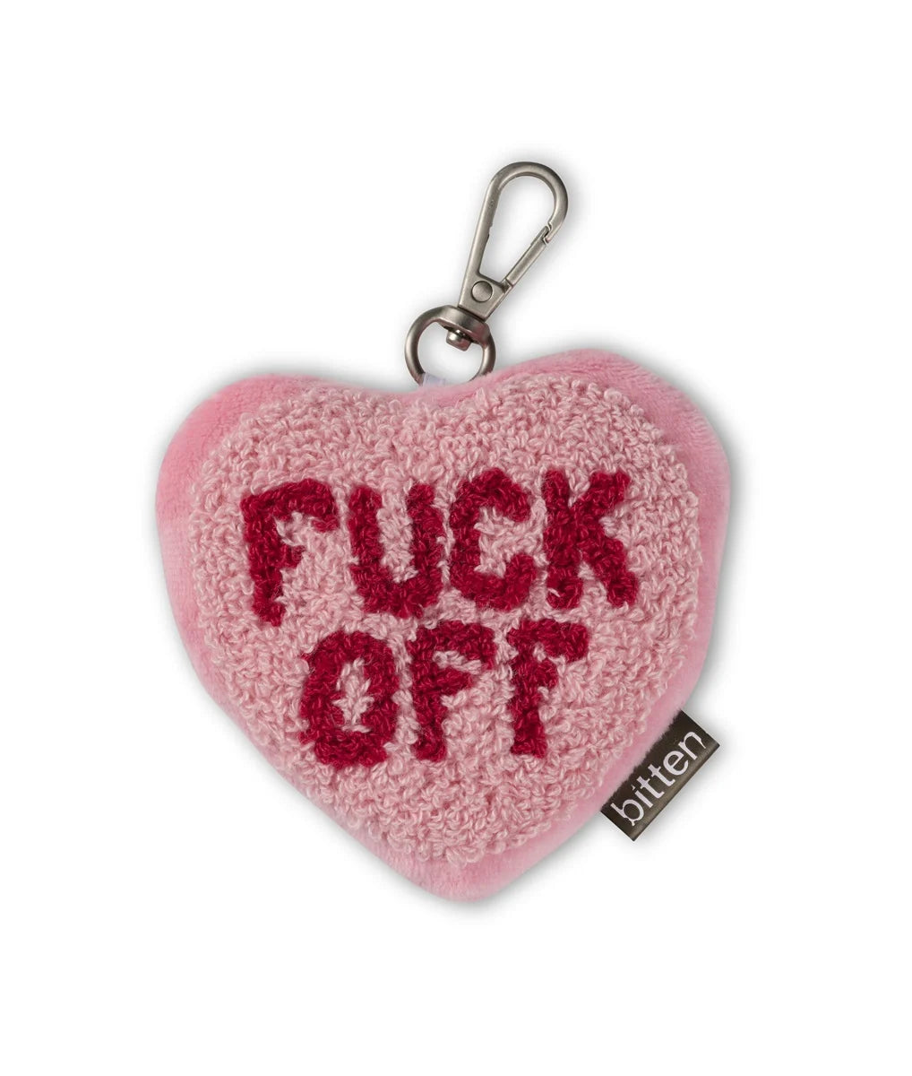 porte cles coeur fuck off bitten