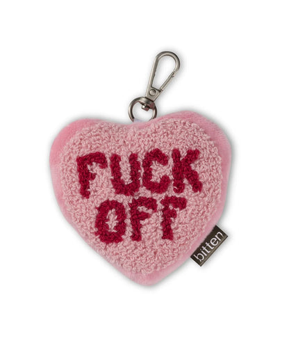 porte cles coeur fuck off bitten