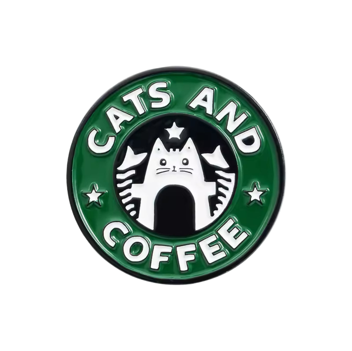 Pin's Cats and Coffee
