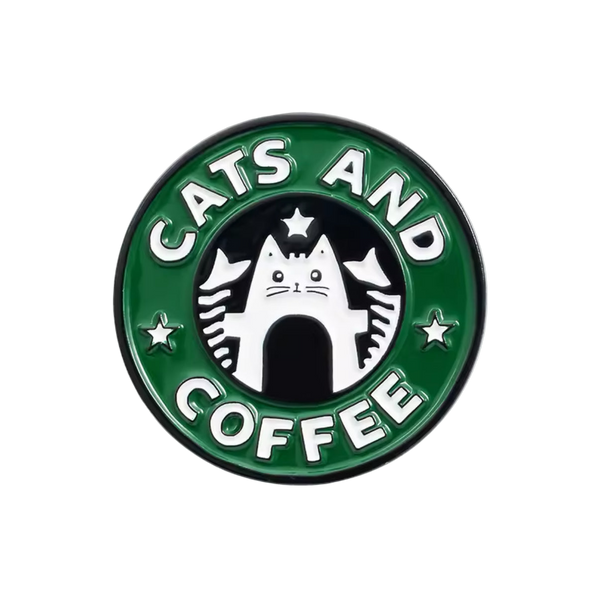 Pin's Katten en Koffie