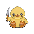 Pin's Canard Jaune "Duck You"