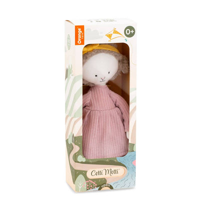 Peluche en coton Cotti Motti, Zoe la brebis - 29 cm, dès la naissance