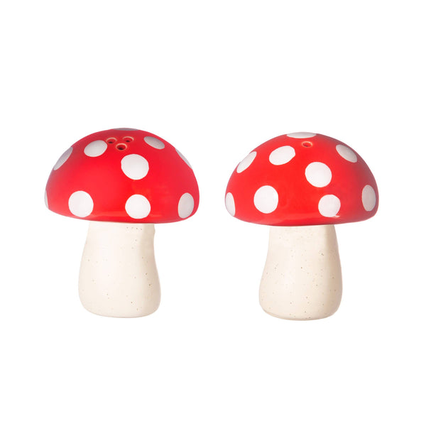 Zout en peper, rode champignons
