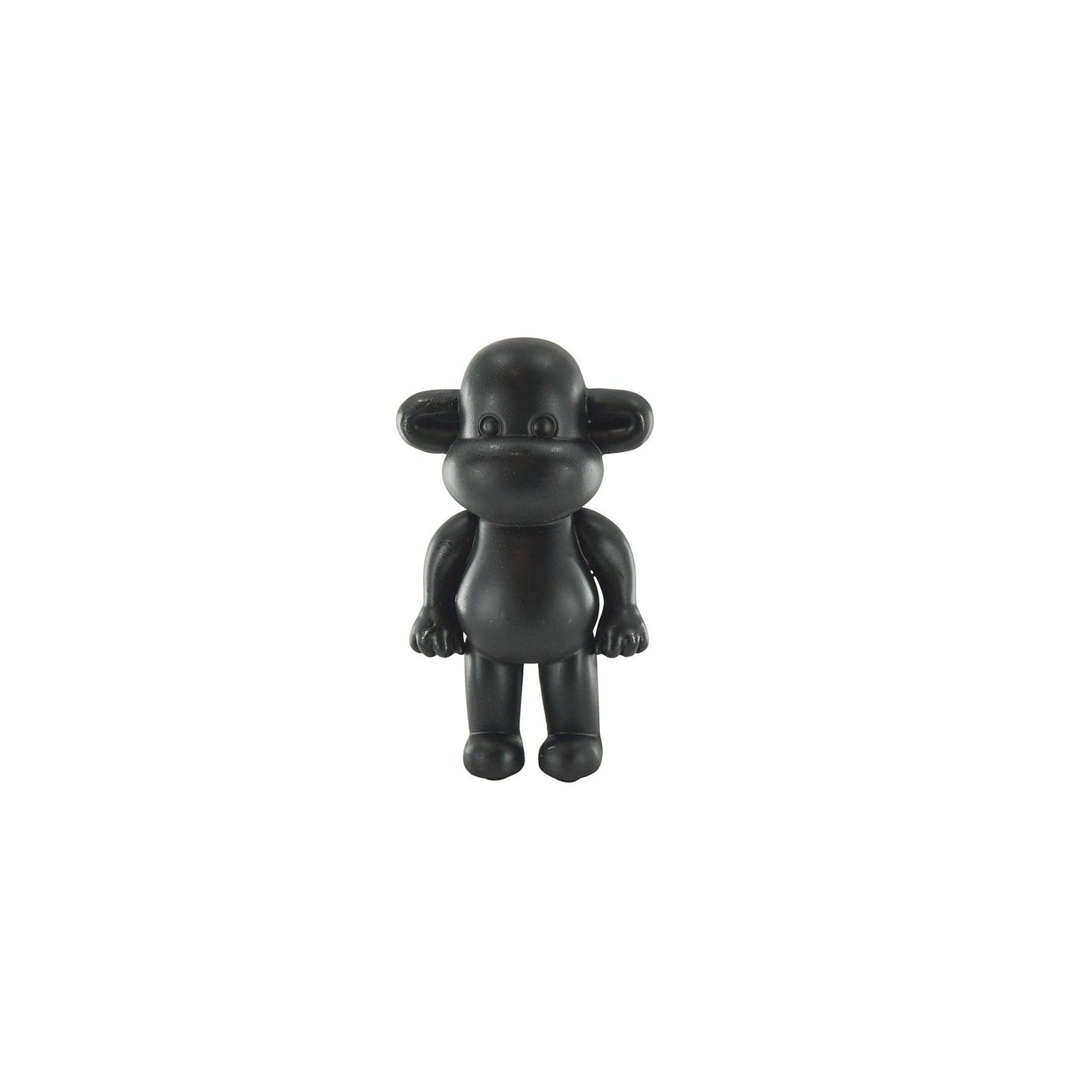 Decoratief ornament - Apenbeeldje 'De Legende' - Polyresin - Zwart - 20,5 x 13,5 x 35 cm