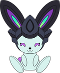 Peluche Black Battle Bunny