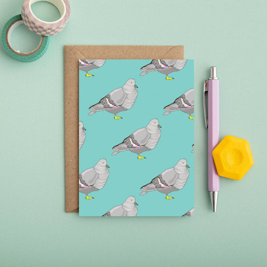 Pigeons Greeting Card