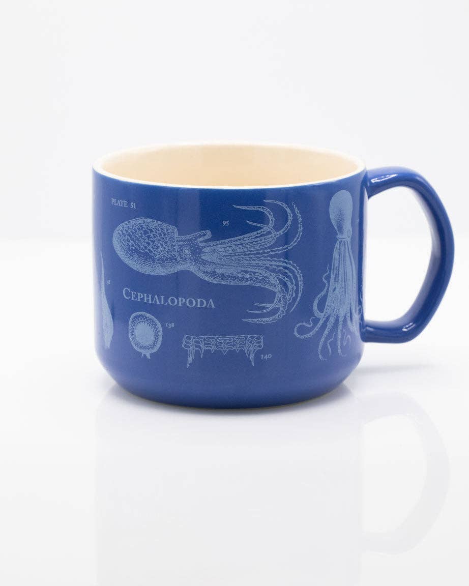 Mug Céphalopodes – produit scientifique Cognitive Surplus EU, vue 1
