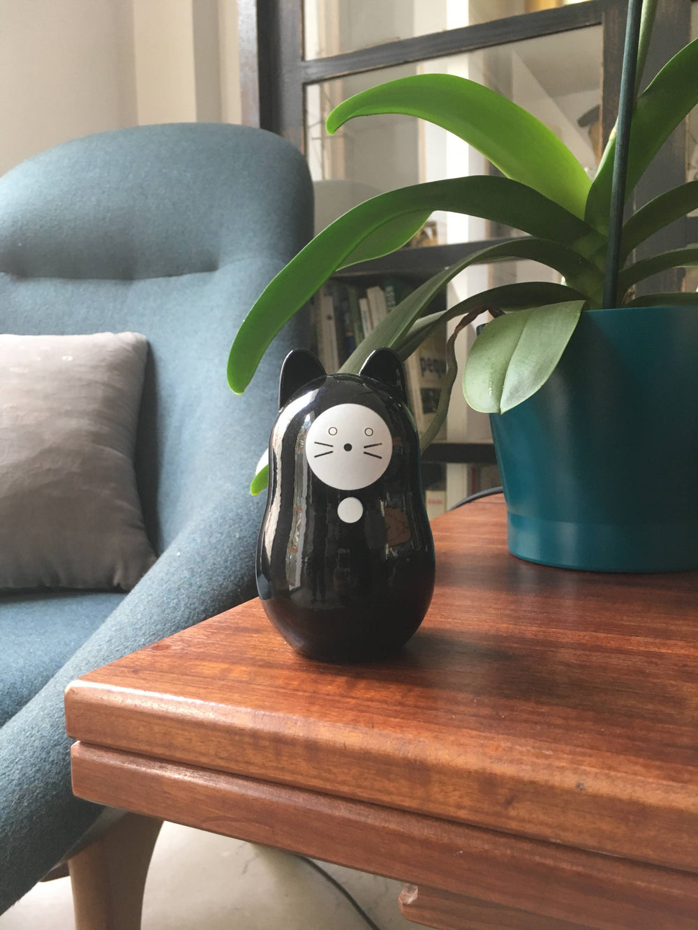 Chat Daruma Noir “Bonne Santé”