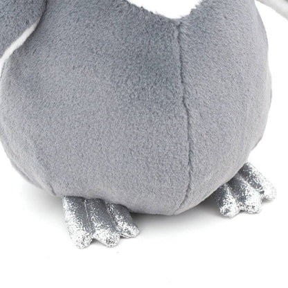 Fluffy the Grey Penguin Plush Toy - 22 cm - Suitable from 0 months