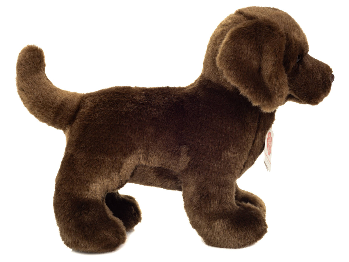 Staande bruine Labrador pluche speelgoed