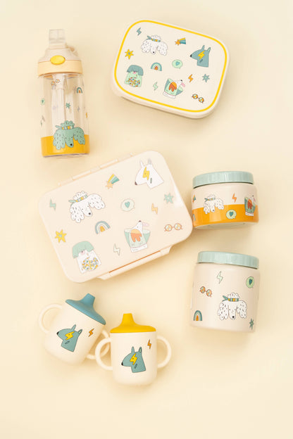 Stainless Steel Insulated Water Bottle for Children with Fun Dog Design