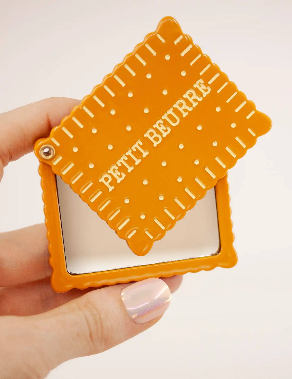 Miroir de Poche Biscuit Petit Beurre