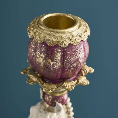 Witte circuspaard kroonluchter