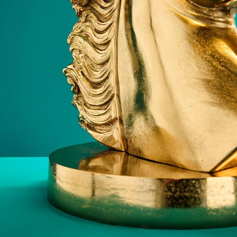 Lampe de table Cheval Or