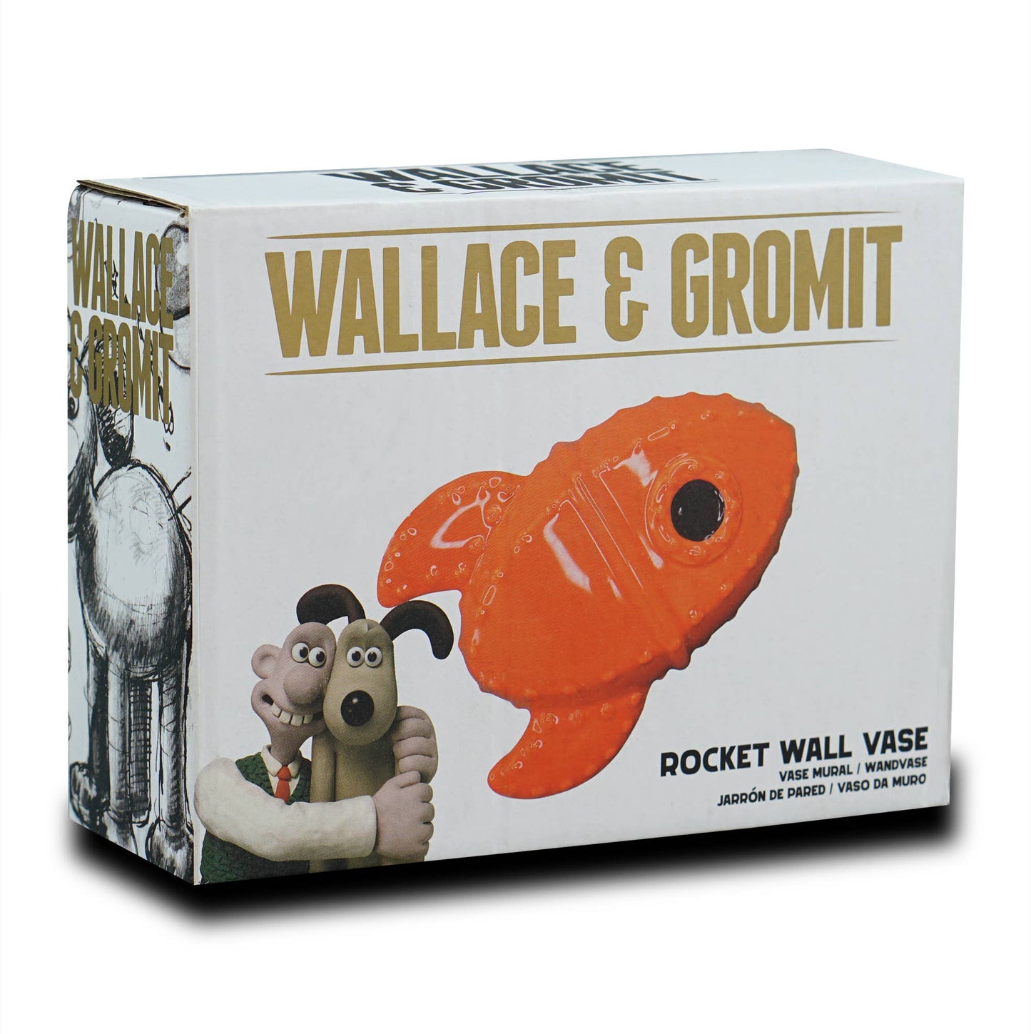 Wallace &amp; Gromit wall vase - Rocket