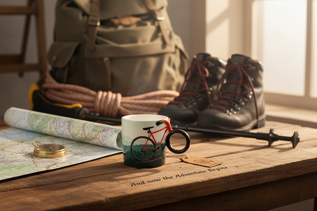 MTB-mok "En nu begint het avontuur"