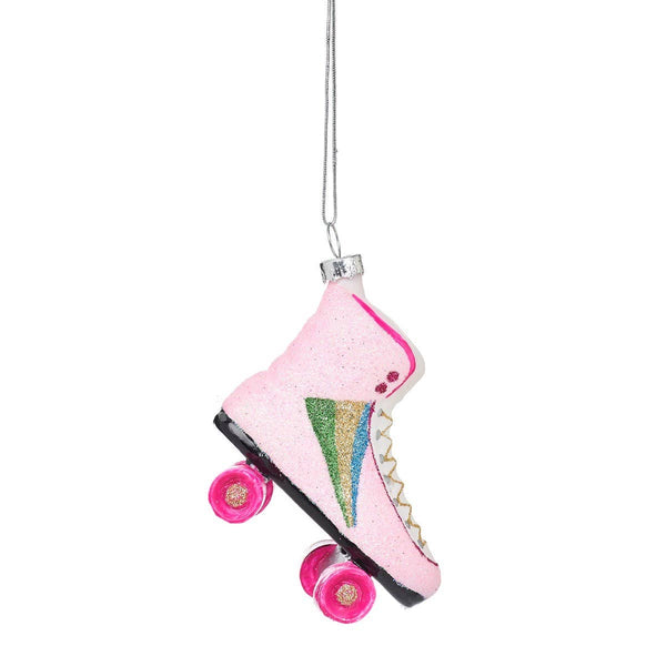 Kerstbal rolschaatsen