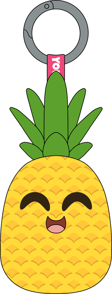Sir Pineapple Keychain (5in)