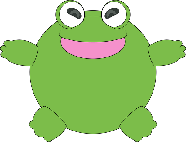 Mega Frog Plush (9in)