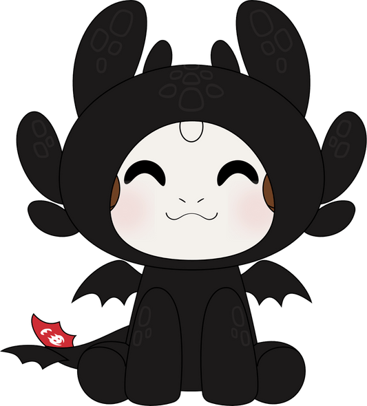 Rammie Toothless Plush (9in)