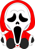 Christmas Ghost Face Plush (9in)