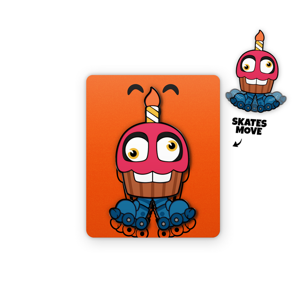 Party Mr Cupcake Bobble Pin