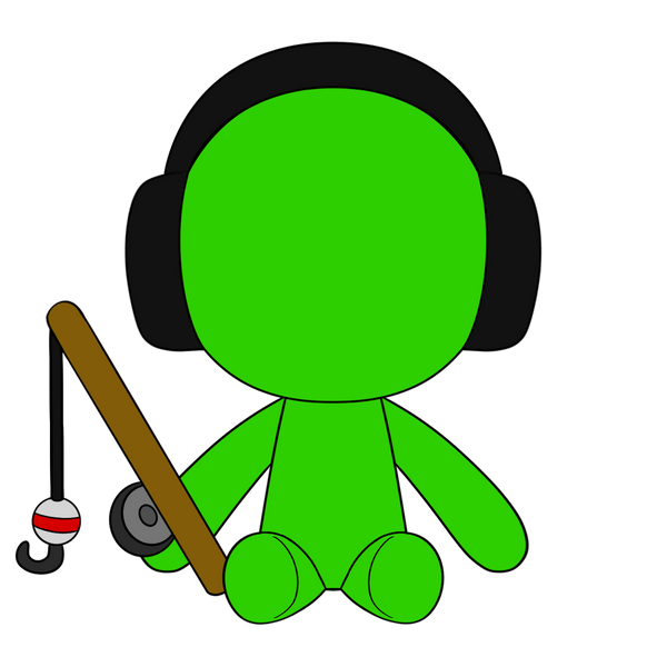 Alan Becker Green Plush (9in)