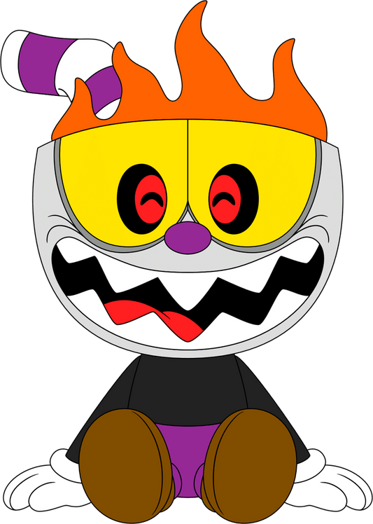 Evil Cuphead Plush (9in)