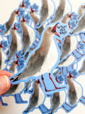 "What the Shit" Seagull Sticker