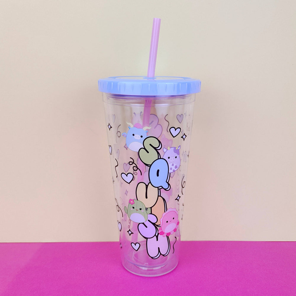 Squishmallows-beker met rietje – Mallow Days