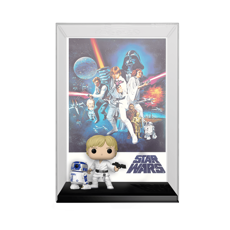 Pop! Movie Poster Luke Skywalker avec R2-D2