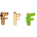 Lettre en Bois - F