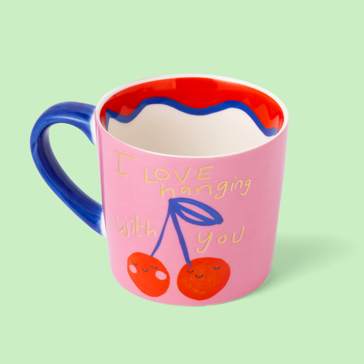 Cherry Mug "I like going out with you"