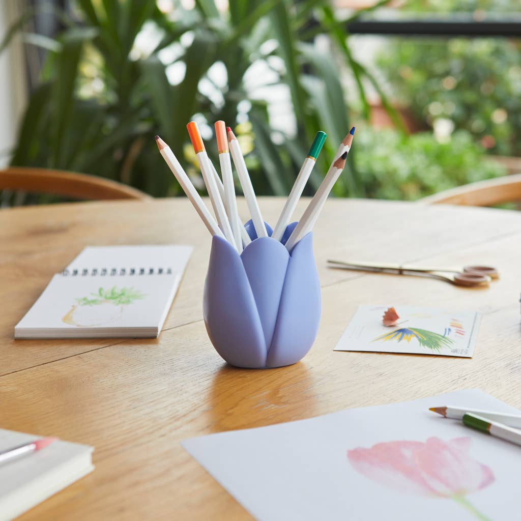 Tulip Pencil Holder - Lilac