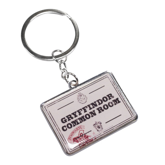 Metalen sleutelhanger - Harry Potter (Griffoendor-kamer)